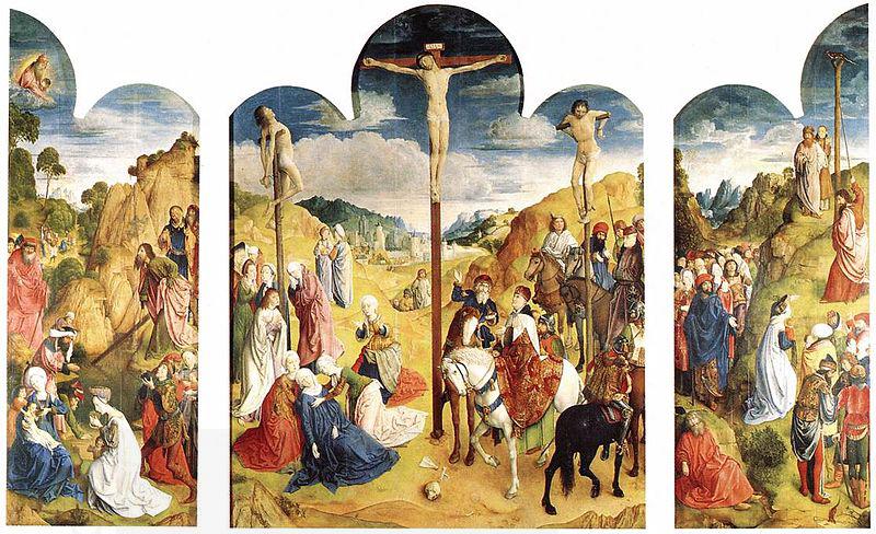 Hugo van der Goes Calvary Triptych China oil painting art